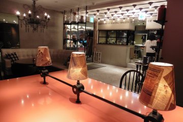 <p>Beautifully decorated lamps</p>