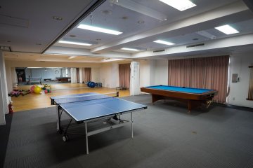 <p>The recreation room, with table tennis, billiard, dancing room and a gaming/movie corner.&nbsp;</p>