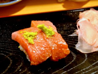 Otoro&nbsp;(tuna belly) sushi is definitely the cream of the crop!