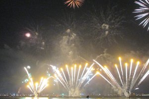 Fukuyama&#39;s Ashida&nbsp;River fireworks
