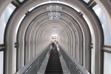 <p>The escalator can be both fascinating and frightening</p>