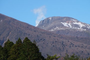 <p>Mt. Nasu, our local active &quot;Volcano&quot;, letting of a bit of steam. Mt Nasu in one of Japan&#39;s top 100 mountains, surrounded by walking trails and stunning views</p>