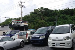 Lot view of Rainbow Renta-car, Okinawa