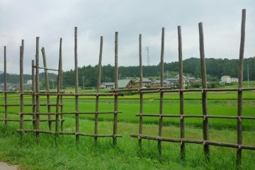 Nagashino battlefield palisade