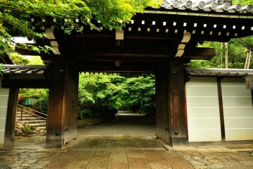 <p>Ryoan-ji Temple used to be a villa of the Tokudaiji family...this gate gives the impression that it was a residence, not a temple</p>