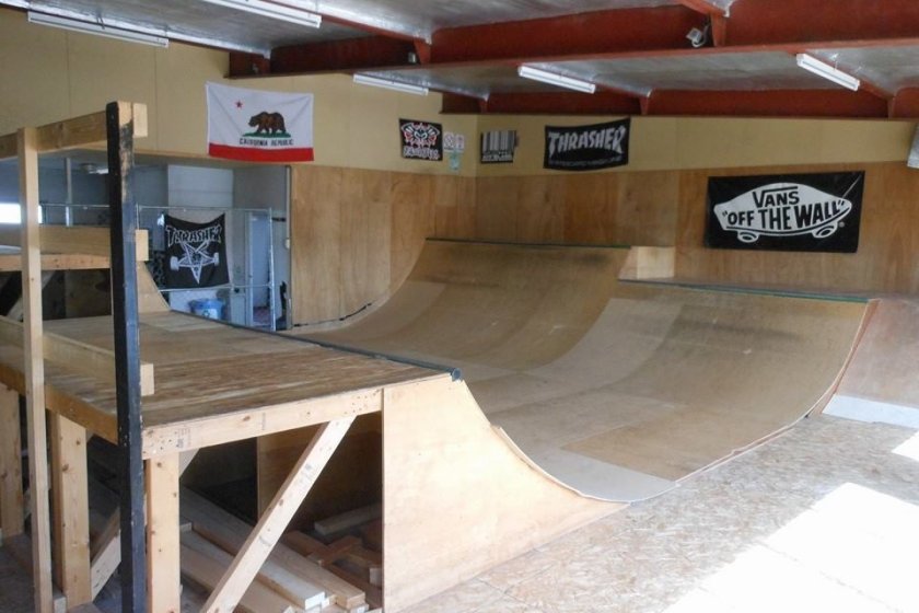 The ramps are on the smaller side, but perfect for practicing tricks