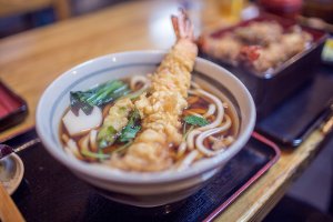 A delicious tempura udon&nbsp;which is sure to satiate the most famished appetite
