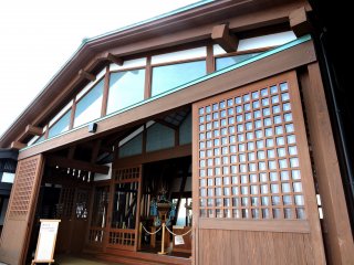 Entrance of &#39;Open-Air Tea Ceremony Hall&#39;