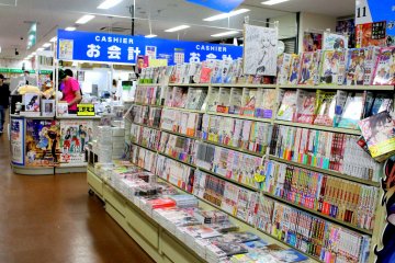 <p>On display are a variety of eye-catching doujinshi&nbsp;- independently published literary materials, like manga, novels and magazines - created by artists mostly from&nbsp;Kansai</p>
