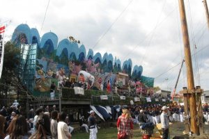 Festival during the day.