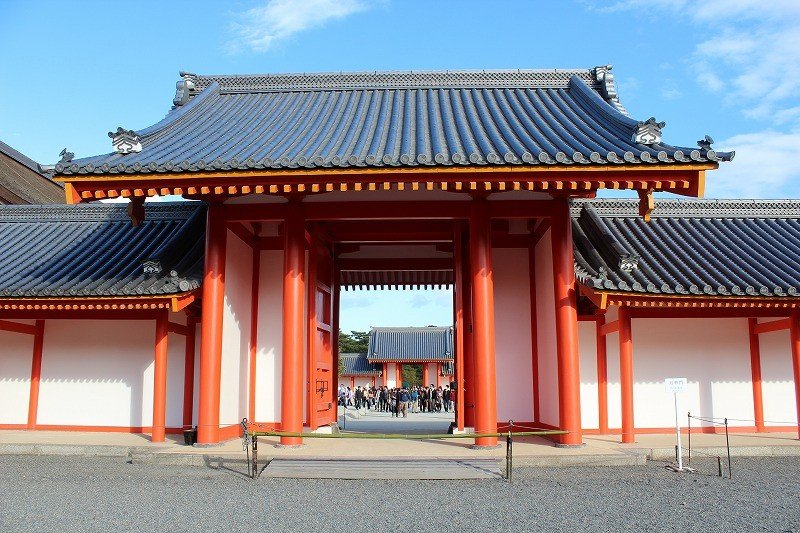 Gekkamon Gate. The West Gate of Shishinden&nbsp;Dantei (South Garden)