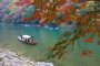 Mùa thu trên sông Hozu ở Arashiyama