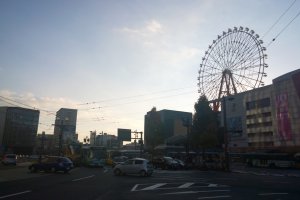 AMURAN (アミュラン) ชิงช้าสวรรค์ชมวิวเมืองคาโกชิม่าที่ตั้งเด่นเป็นสง่าอยู่บนตึก AMU PLAZA KAGOSHIMA บริเวณสถานี JR Kagoshima Chuo ในตัวเมืองคาโกชิม่า