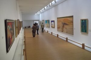 One of the permanent exhibition rooms