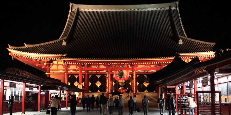 Ночная Асакуса - Токио - Japan Travel