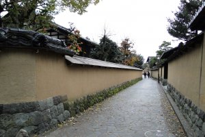 Narrow streets of the Nagamachi&nbsp;Samurai District in Kanazawa