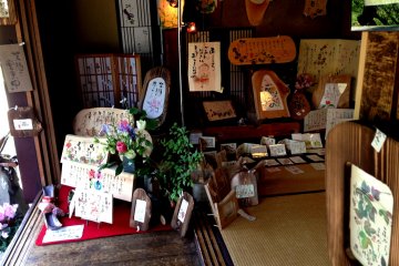 Take a look at the locally crafted gifts for sale at Saika Cafe and Gallery.
