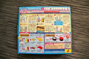 Popin&#39; Cookin Sushi candy kit instructions in Japanese