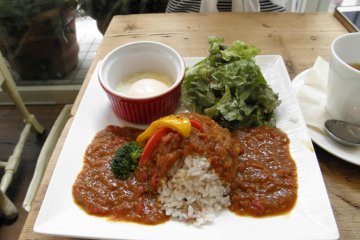 Vegetable curry rice