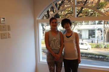 <p>With my great yoga instructor KUON-san</p>
