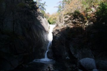 <p>The Senga-taki waterfall</p>