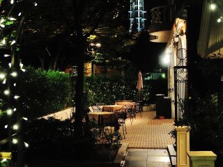 A restaurant inside Kobe East Pleasure Park which is located on the south side of Kobe City Office