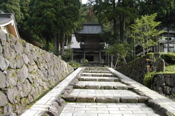 <p>The pathway to Hokyoji Temple</p>