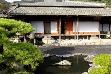 <p>The former home of the Shimazu family in Sengan-en</p>