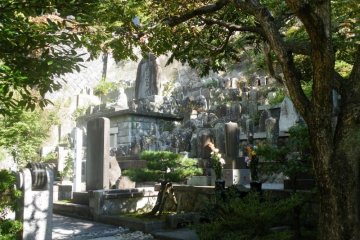 <p>Beyond the pagoda lies this cemetery. It is a huge area as it goes all the way up the hill.</p>