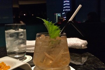 <p>From the Flower Style Cocktail menu, I tried the Shiso &amp; Ginger Mule. Very tasty!</p>