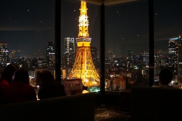 <p>What a wonderful view of the Tokyo Tower in &quot;Landmark Light&quot; illumination</p>