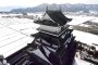 카쓰야마 성 위로 겨울 비행