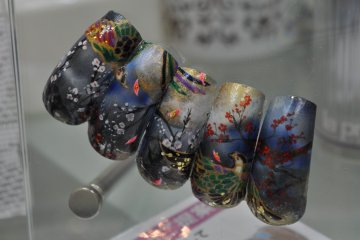 <p>Nihon-ga art nails</p>