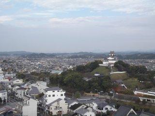A view of the castle on its hill from my hotel