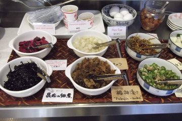 <p>Part of the Japanese selection at the buffet</p>