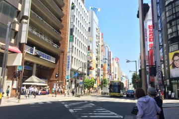 <p>You will see Kinokuniya&nbsp;Book store on the left. It is open 10am-9pm daily.&nbsp;</p>