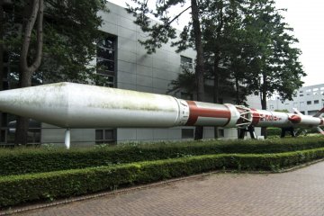 <p>Standing at 28.7m long and 2.8m in diameter, the gigantic M-3 S11 Rocket is truly a sight to behold.</p>