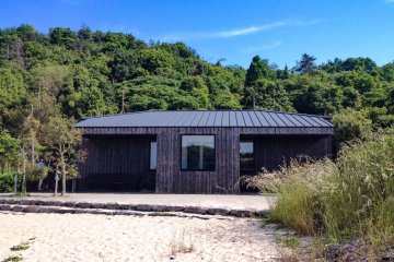 Located on an isolated beach, this retreat has a feeling of a sanitarium