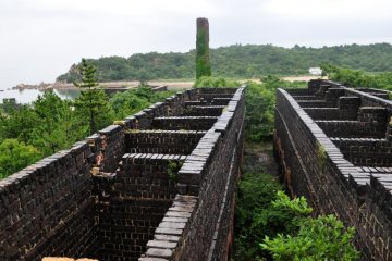 Remains of the copper smelting ovens at the Seirensho
