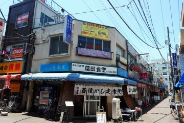 <p>Just behind the shotengai is a old-fashioned area that is full of small bars and restaurants.</p>