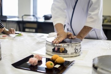 <p>I would never have expected to see this rough sieve used in the production of Wagashi. Some of the steps are amazingly interesting.</p>