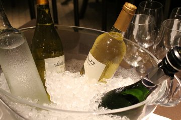 <p>Recommended wine pairings available from your server</p>