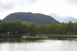 The lake in Yagasaki Park.
