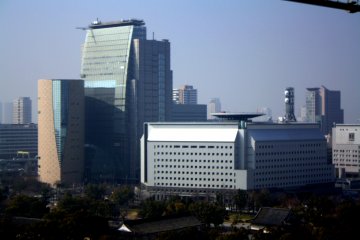 <p>View from the roof on Osaka Police Headquarters</p>