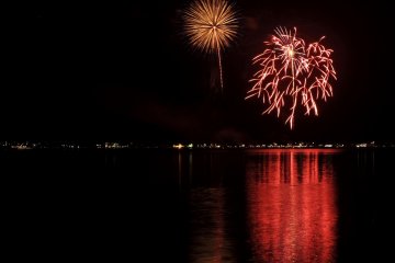 Lake Yamanaka Fireworks Festival