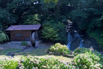 <p>The water mill, it usually runs during Golden week in spring</p>
