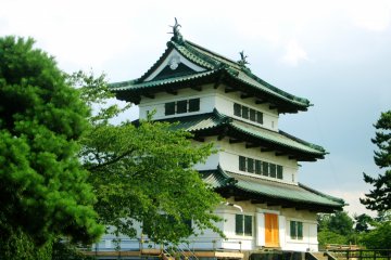 Hirosaki Castle in summertime
