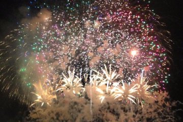 Fireworks festival in Yokohama