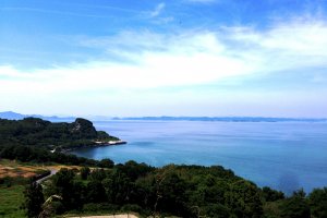 The stunning coastline of Teshima