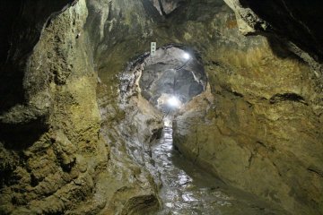 <p>Inside the Kawakami Fudokutsu Cave</p>